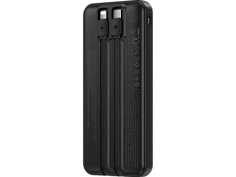 Внешний аккумулятор (павербанк) WiWU Essen Wi-P081 10000mAh Black (6977703658583) - фото 3
