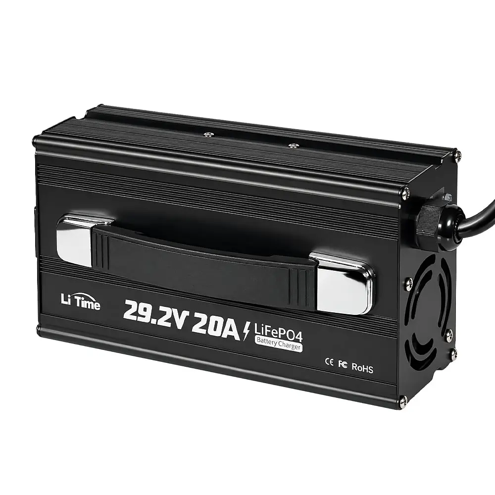 Зарядний пристрій для акумуляторних батарей LiFePO4 29.2V/20A LiTime L24V20A-BCHA-X (44-00539) - фото 2