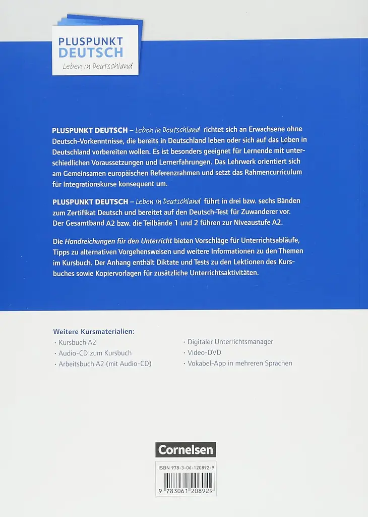 Pluspunkt Deutsch NEU A2 Handreichungen für den Unterricht mit Kopiervorlagen (2. Ausgabe) - фото 2