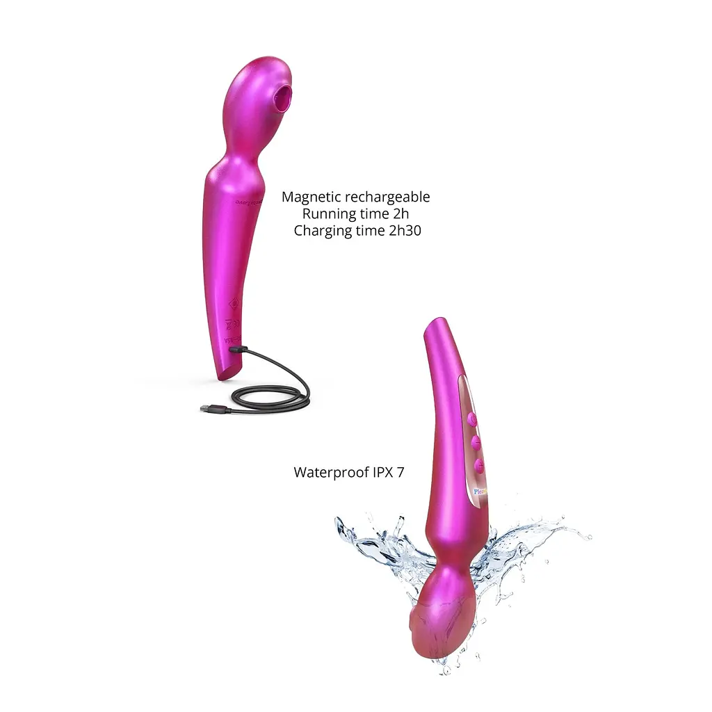 Стимулятор для клітора Love To Love Pleaser Iridescent Berry, ефект постукування, 5 режимів - фото 4