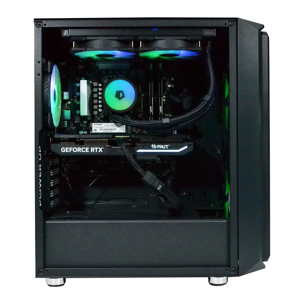Робоча станція Power Up Desktop #602 Core Ultra 7 265KF/192 GB/SSD 1TB/GeForce RTX 5070 12 Gb - фото 6