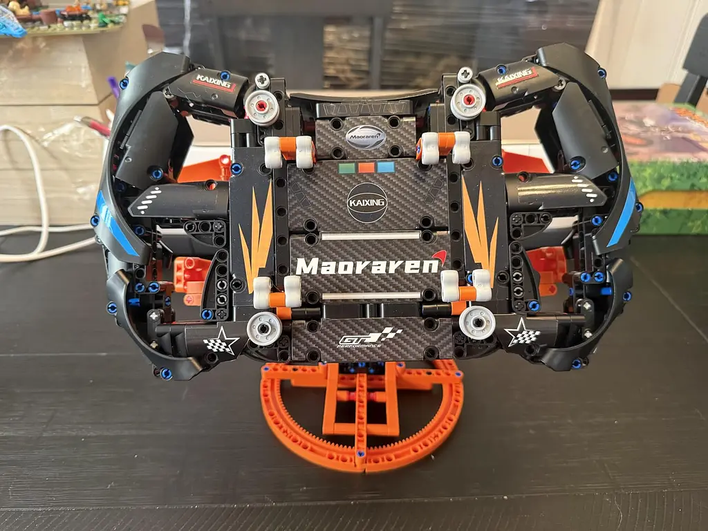 Конструктор руль McLaren Steering Wheel симулятор руля суперкара гоночного автомобиля для детей и взрослых, 935 деталей - фото 7