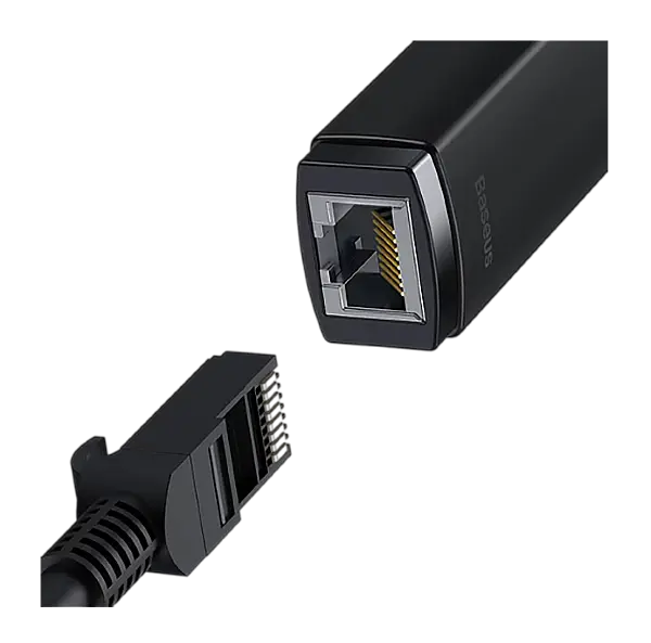 Перехідник - хаб конвертер Baseus Lite Series Ethernet 100Mbps (Usb to RJ45) WKQX000301 - фото 2