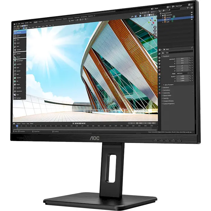 Монітор AOC 23.8" 24P2Q [75380] - фото 3