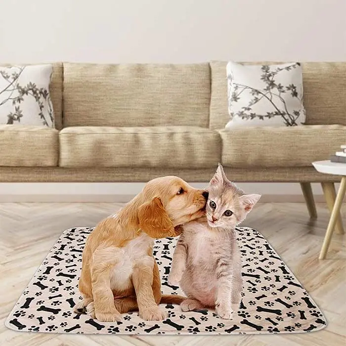 Багаторазова пелюшка для тварин Derby Beige Paws&Bones 80х90 см - фото 4