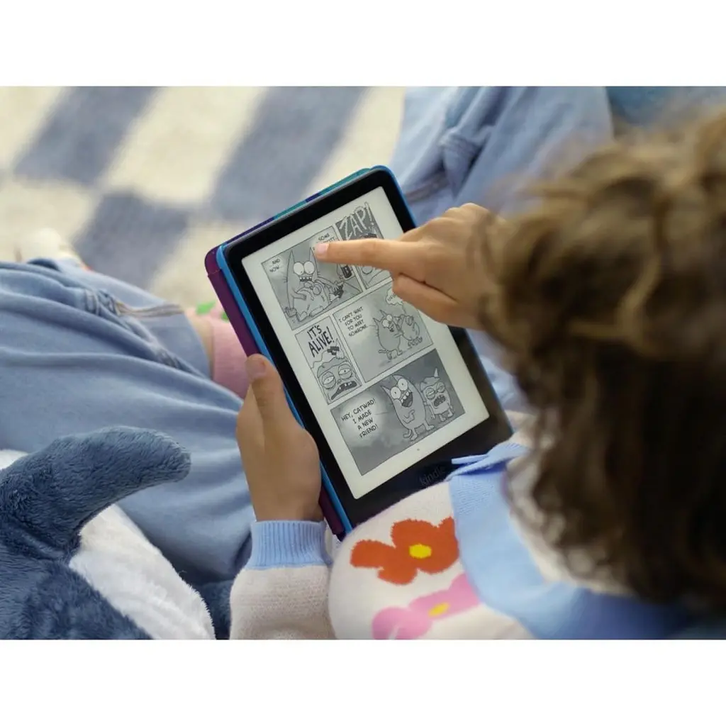 Електронна книга Amazon Kindle Paperwhite Kids 12th Gen 16GB 2024 with Cyber City Cover [126137] - фото 2
