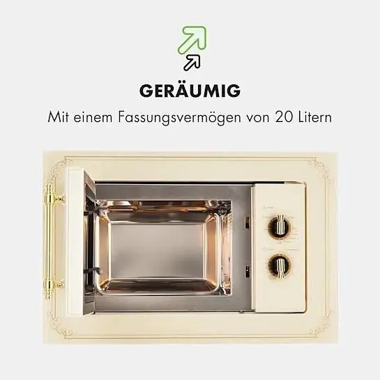 Встраиваемая микроволновка Klarstein Victoria 800 Вт (10032592) - фото 6