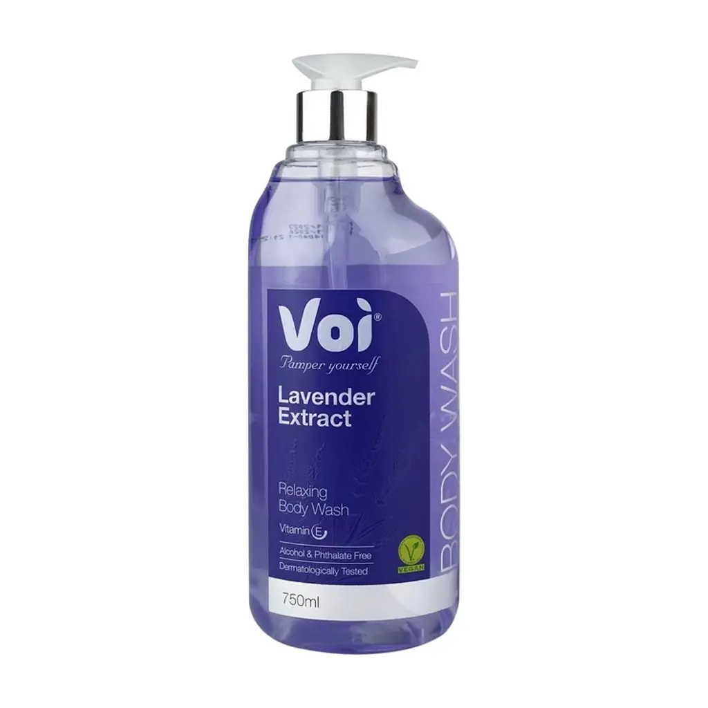 Гель для душу Voi Pamper Yourself Lavender Extract Relaxing Body Wash 750 мл (8681608223521)