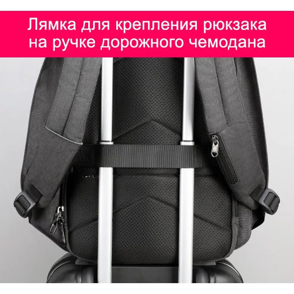 Рюкзак Tigernu T-B3615B 15.6 Black - фото 10
