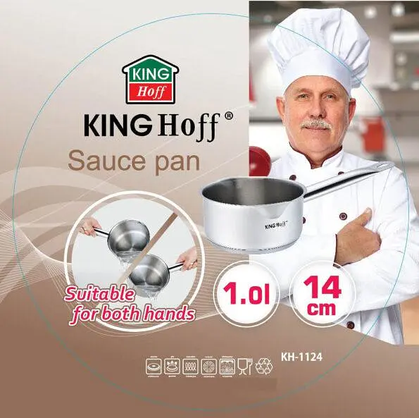 Ковш KingHoff KH-1124 14 см 1.0л - фото 4