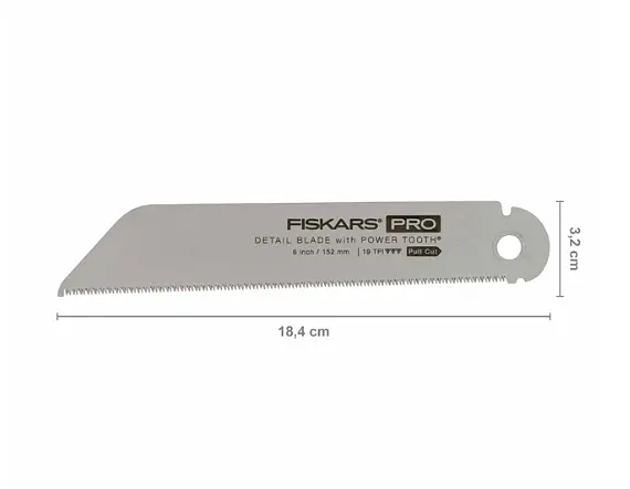 Змінне полотно для пилки Fiskars Pro PowerTooth 150 мм 19 TPI 1062942 - фото 2