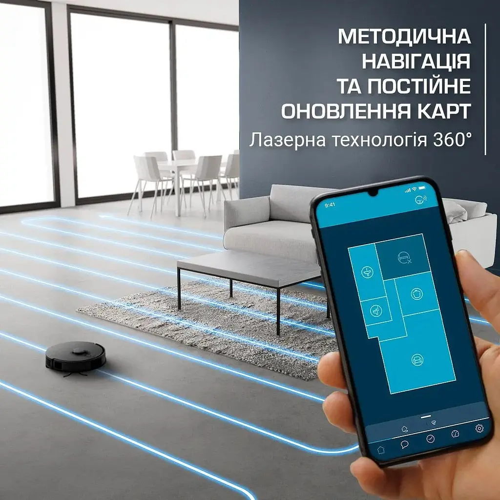 Робот-пилосос Rowenta X-Plorer Serie 135+ RR91D5WH [136641] - фото 8