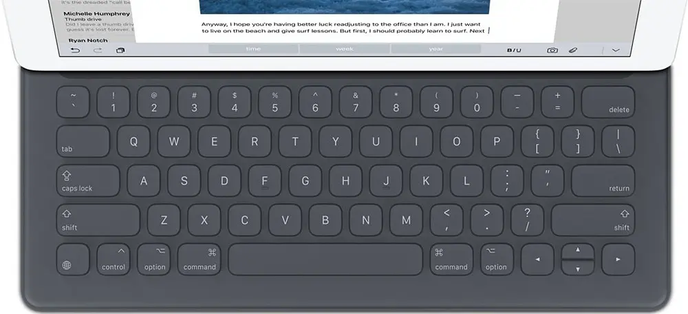 Чохол-клавіатура Apple Smart Keyboard Folio для iPad Pro 12.9 2015/2017 A1636 Black (MJYR2) - фото 4