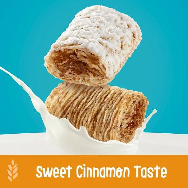 Сухий сніданок Kellogg's Frosted Mini-Wheats Cinnamon Roll 623g - фото 2