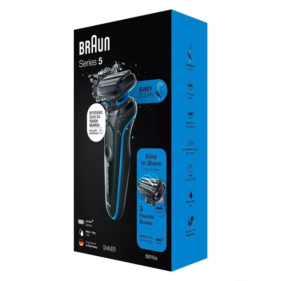 Електробритва BRAUN Series 5 51-B1000s BLACK / BLUE - фото 3