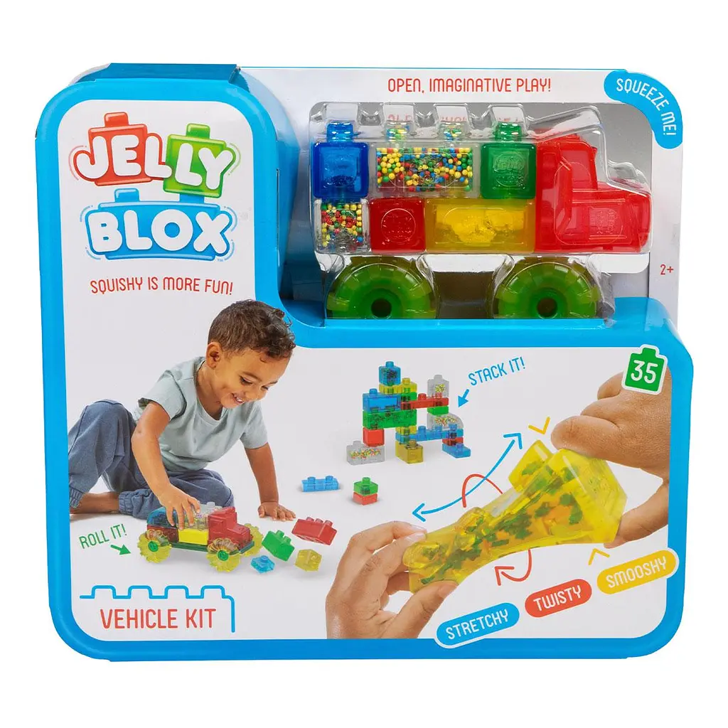 Сенсорний конструктор JELLY BLOX - МАШИНКА ВРУМ-ВРУМ! Jelly Blox 931694