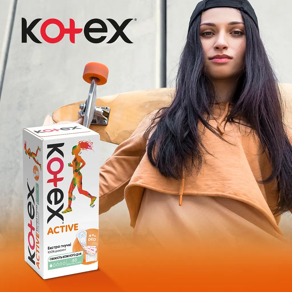 Щоденні прокладки Kotex Active Deo 48 шт. - фото 5