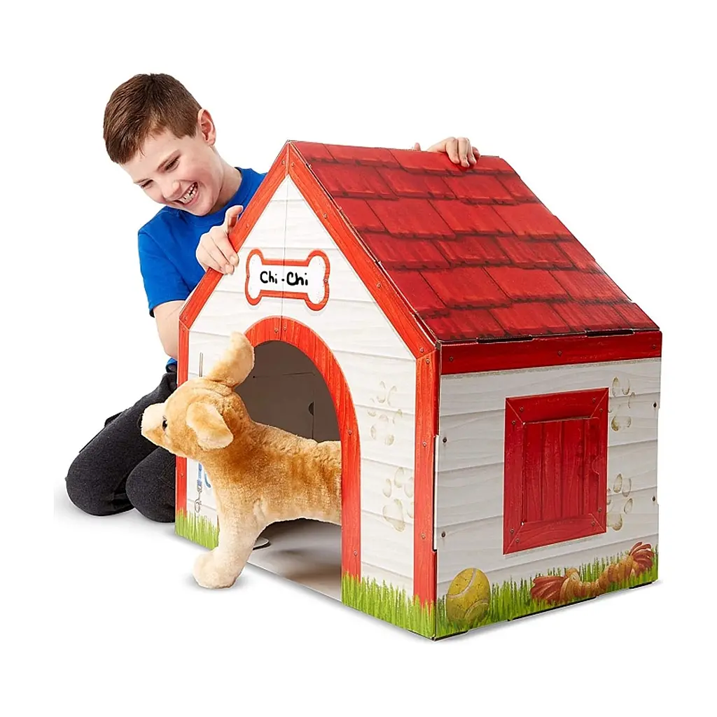Ігровий набір Melissa & Doug Картонний ігровий будиночок для собаки (MD5514) - фото 4