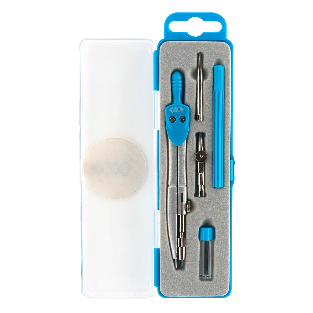 Готовальня ZiBi, 4 предмета, блакитний (ZB.5303BS-14) - фото 2