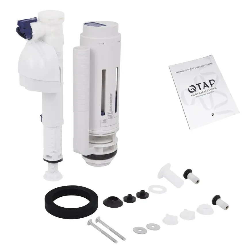 Унітаз підлоговий Qtap Jay Ultra Quiet з сидінням Slim Duroplast/ Soft-close/ Quick Release QT07222175TW - фото 8