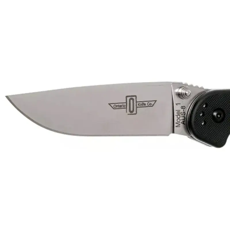 Ніж Ontario Knife RAT I AUS-8 Black (ON8848) - фото 3