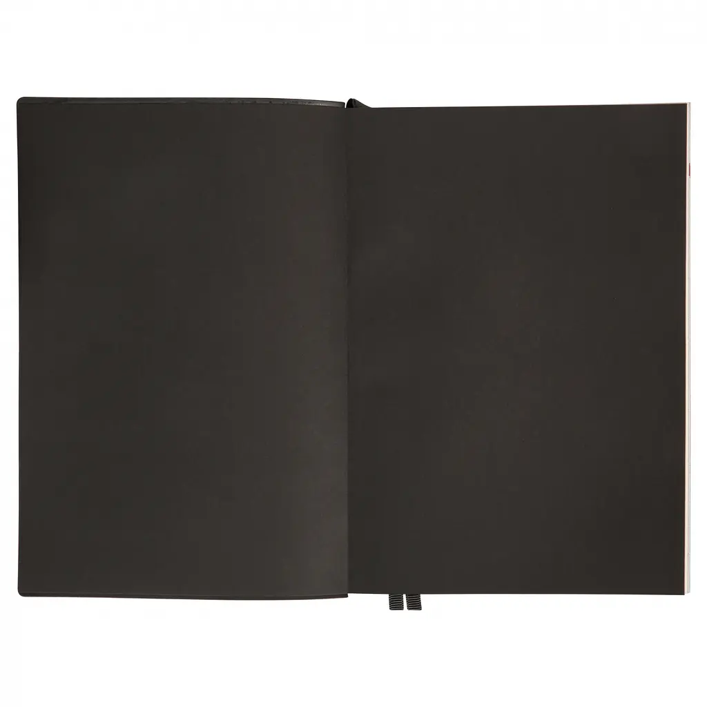 Щоденник-діловий записник А5 Leo Planner Velvet 2026 м'який чорний 368 сторінок (252638) - фото 3