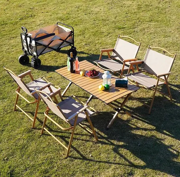 Раскладной стол SpringFun S 60×45×60см - кемпинговый портативный стол для туризма Металлический каркас 30 кг - фото 10