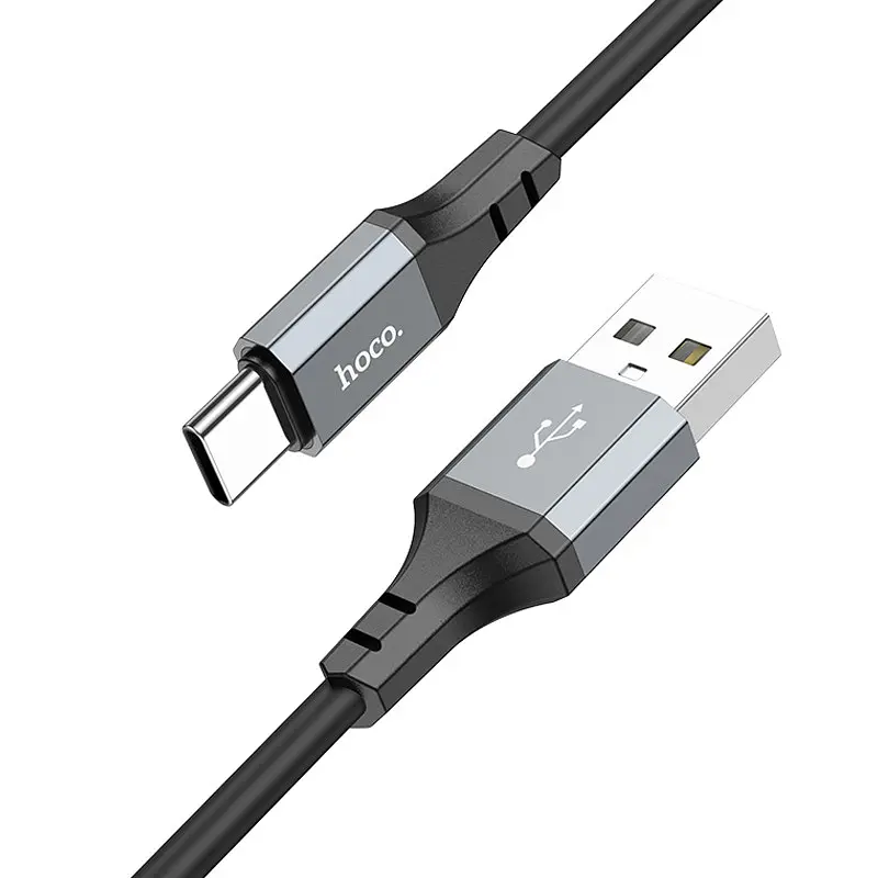 Дата кабель Hoco X86 Spear USB to Type-C (1m) Black - фото 2