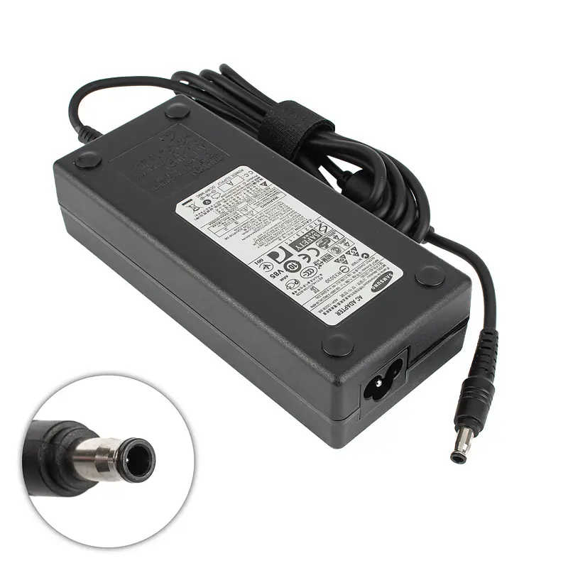 Блок живлення для ноутбука Samsung 19V, 6.32A, 120W, 5.5x3.0-PIN (без кабеля!) - фото 2