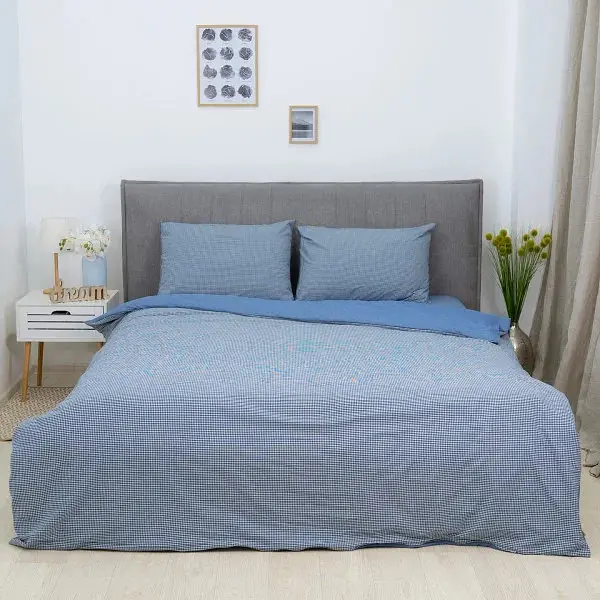 Постільна білизна двоспальне Viluta Варена бавовна Wash Printed W 04-2 175х210 см