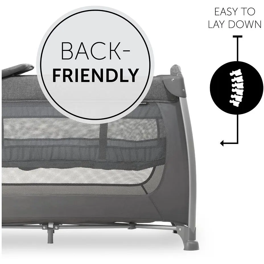Дитячий манеж Hauck Play N Relax Melange Charcoal (60009-2) - фото 2