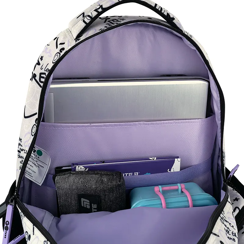 Рюкзак GoPack Teens 162M-1 Чорно-молочний (GO26-162M-1) - фото 14