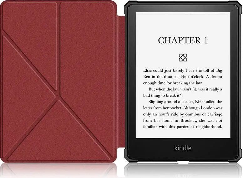 Чохол-книжка BeCover Ultra Slim Origami для Amazon Kindle Paperwhite 11th Gen 2021 Red Wine (707222) [98308] - фото 2
