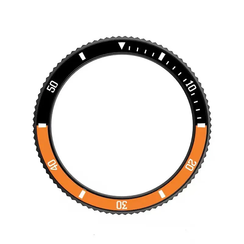 Безель для смарт-часов Xiaomi Watch S3/S4 Black-orangeSikai  - фото 2