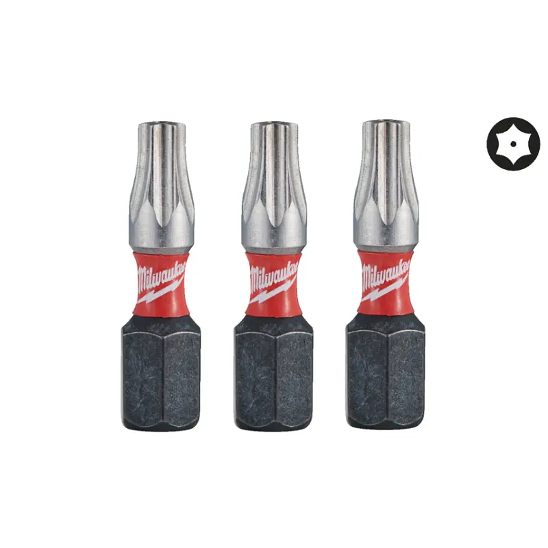 Біта SHOCKWAVE MILWAUKEE, TX BO20, 25мм, (3шт)