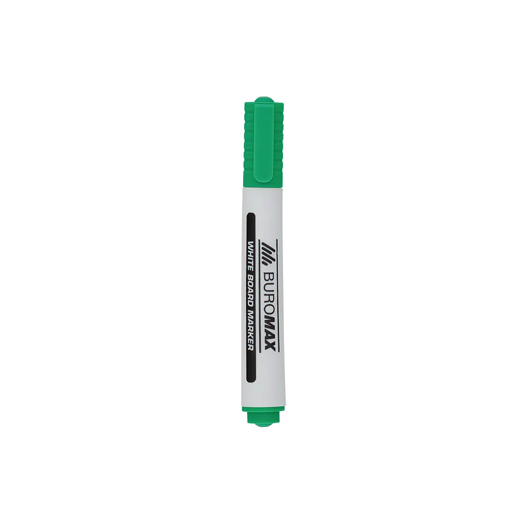 Маркер Buromax для магнітних дошок, зелений, 2-4 мм, спиртова основа (BM.8800-04) - фото 2