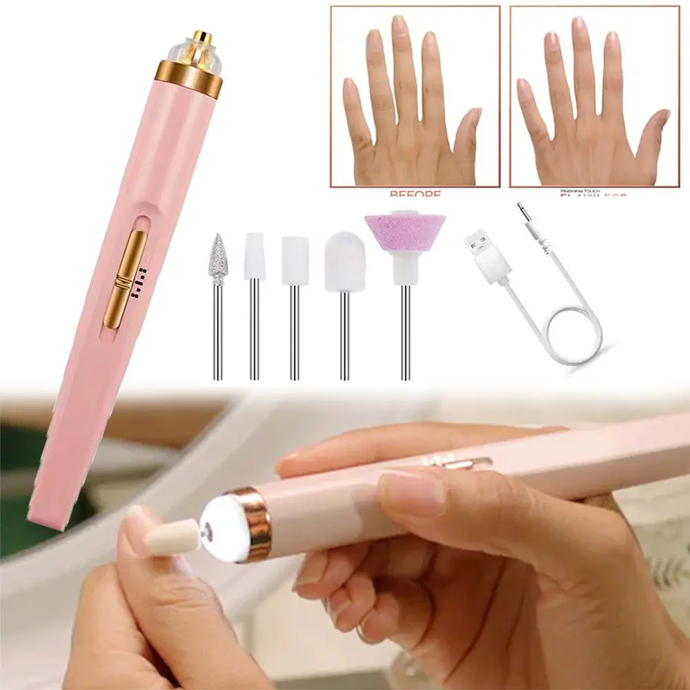 Фрезер домашній портативний для манікюру та педикюру Flawless Salon Nails - фото 4