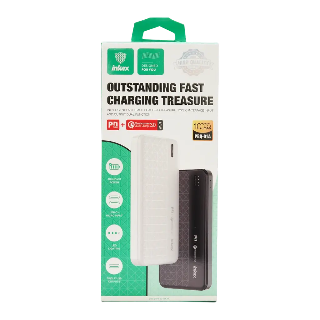 Повербанк Power Bank Inkax PBQ-01A 10000mAh - фото 2