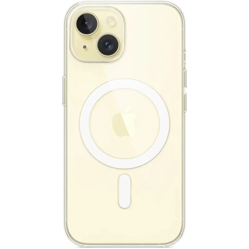 Оригинальный противоударный чехол Apple Clear Case with MagSafe для iPhone 15 (6.1") Прозрачный (MT203ZM/A) - фото 10
