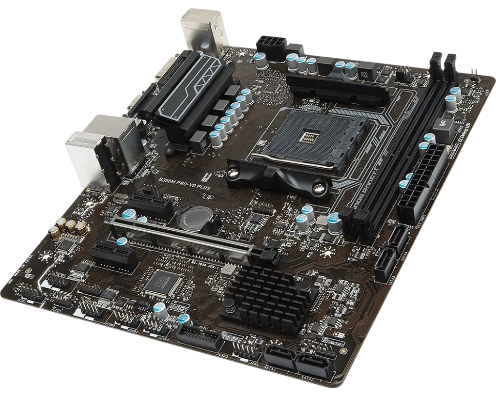 Материнська плата MSI B350M Pro-VD Plus Socket AM4 (B350M PRO-VD PLUS) Б/В - фото 2