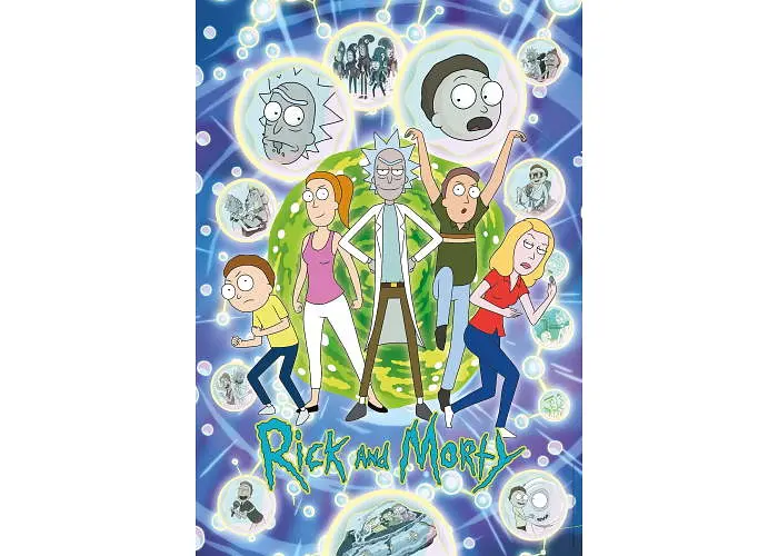 Пазл Clementoni Рік і Морті (Rick and Morty Puzzle - 1000 pcs.), 1000 ел. (37510) - фото 2