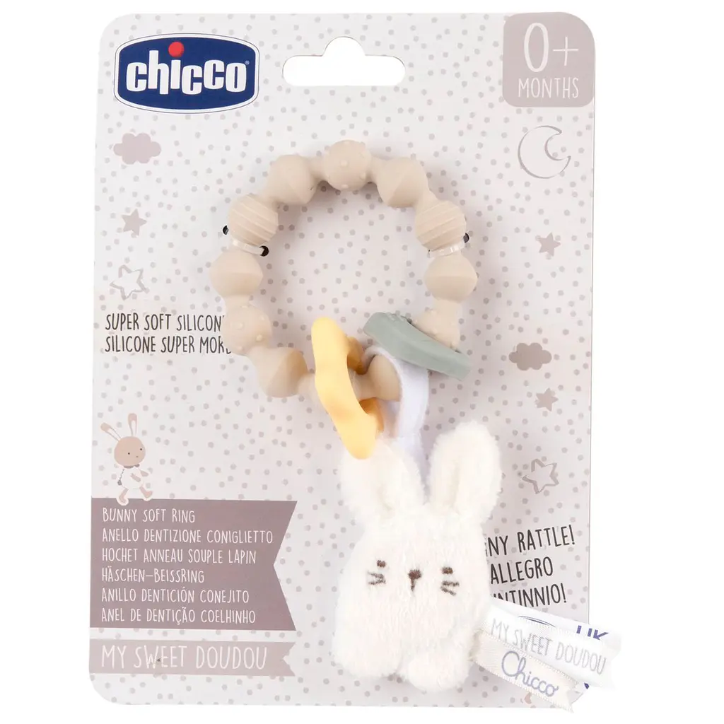 Іграшка-прорізувач для зубів Chicco DouDou Крольченя (12540.00) - фото 3