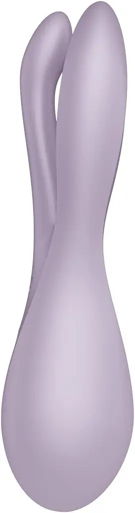 Кліторальний вібратор Satisfyer Threesome 2 Violet, 3 гнучкі пальчики, 3 мотори - фото 3