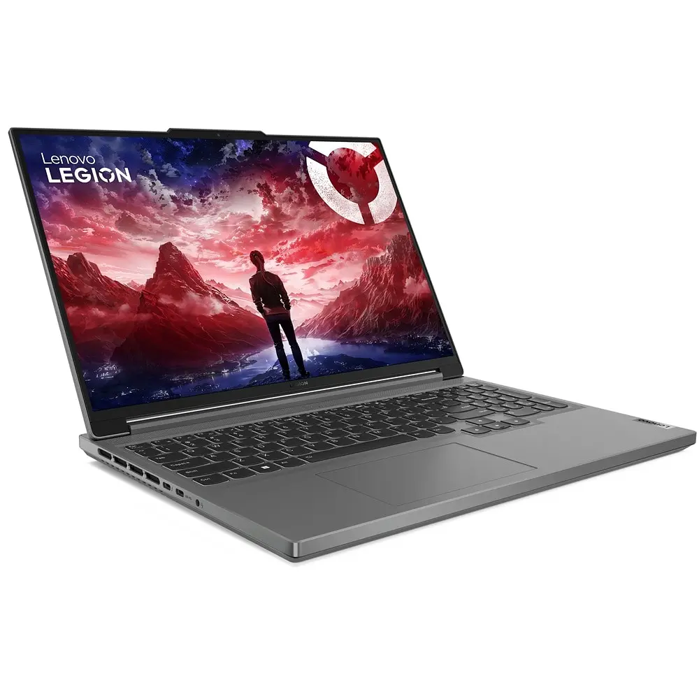 Ноутбук Lenovo Legion Slim 5 16AHP9 (82YA003VRM) Luna Grey, Екран 16 IPS (2560x1600) WQXGA 165 Гц, матовий / AMD Ryzen 7 8845HS (3.3 - 5.1 ГГц) / RAM 32 ГБ / SSD 1 ТБ / nVidia GeForce RTX 4070, 8 ГБ / без ОД / LAN / Wi-Fi / без Bluetooth / Free DOS / без - фото 2