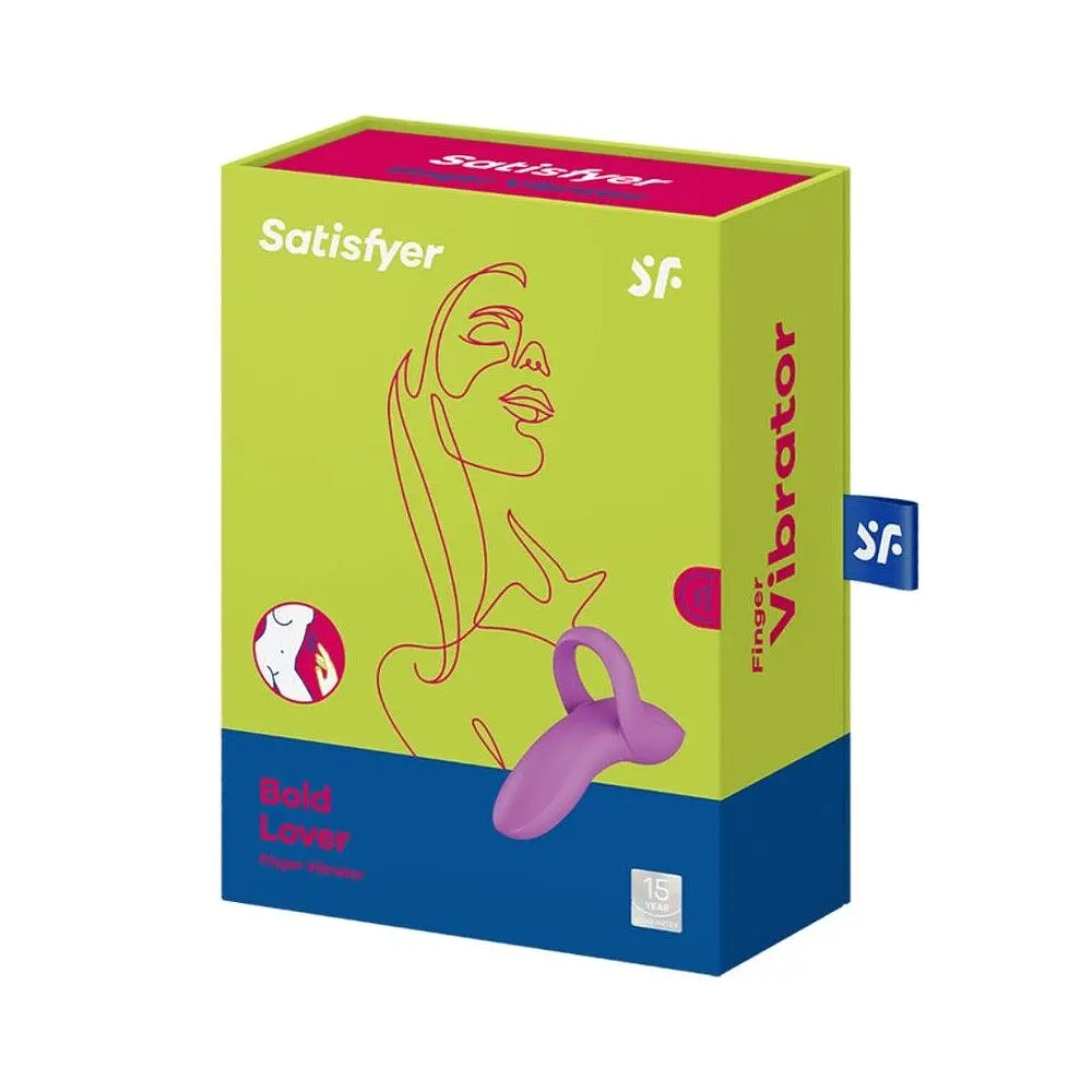 Вібратор на палець Satisfyer Bold Lover Dark Pink, гнучкий - фото 4
