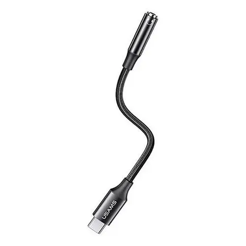 Аудіоадаптер Usams US-SJ599 AU16 Type-C to 3.5DC (SJ599YPTC01) (6958444904559) - фото 2