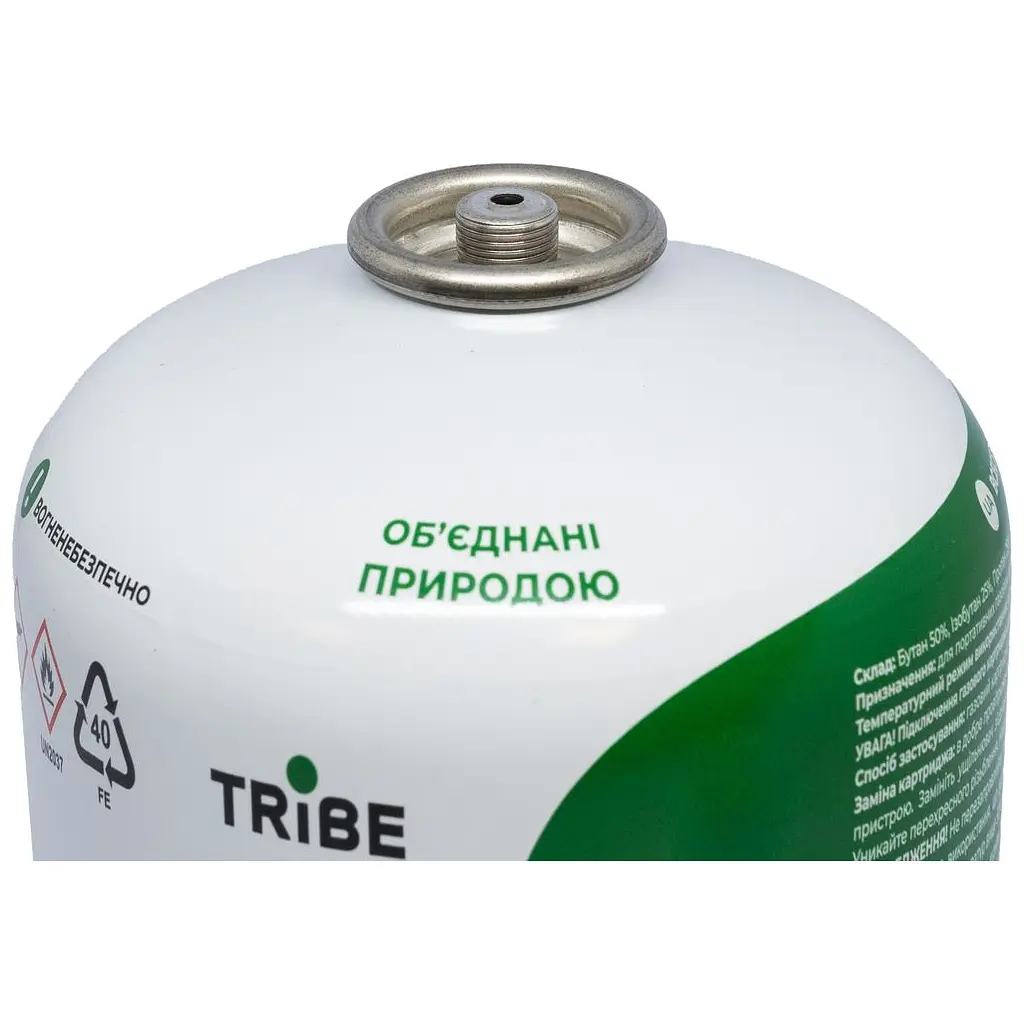 Газовий балон Tribe різьбовий 450 г (T-HF-0015) - фото 2