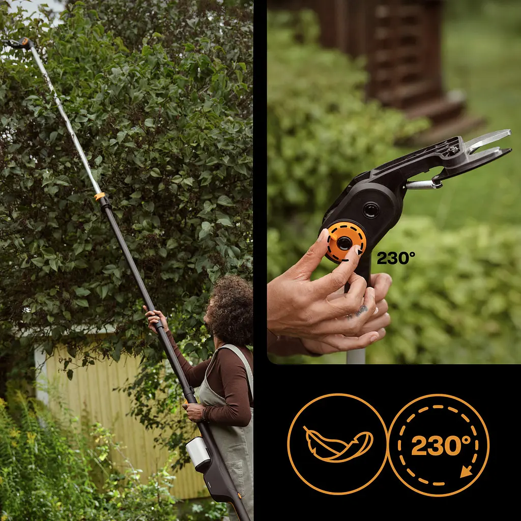 Акумуляторний телескопічний сучкоріз Fiskars eTree Pruner (1082340) без акумулятора - фото 4