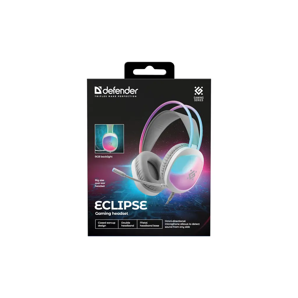 Навушники Defender Eclipse USB White (62440) - фото 8
