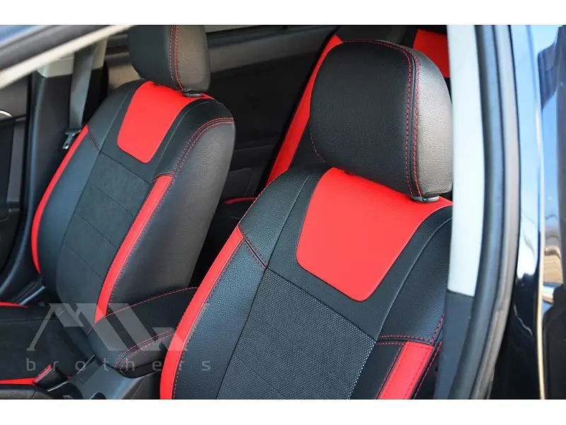 Авточохли модельні MW Brothers для Mitsubishi Lancer X c 2007 - фото 7